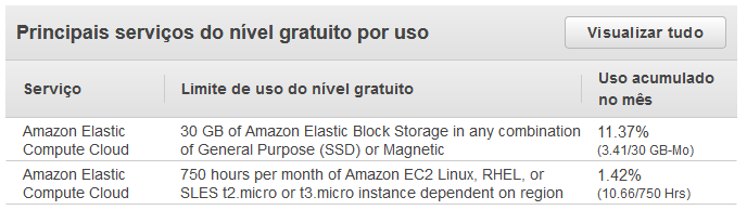 Página de faturamento (parcial)